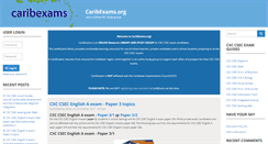 Desktop Screenshot of caribexams.org